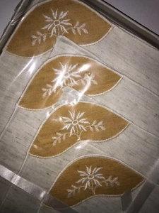 Vintage Mid Century Modern Card Table Tablecloth Napkin Tea Set Kate Walt - Picture 1 of 5