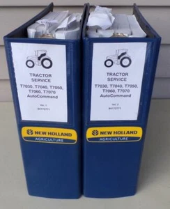 New Holland Tractor Repair Service Manual Vol 1 & 2 84172771 T7030 AutoCommand - Picture 1 of 1