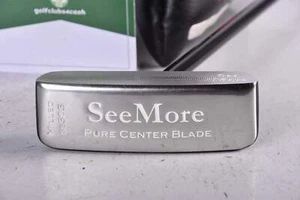 Seemore One SS Black Pure Center Blade Putter / 34 Inch - Picture 1 of 7