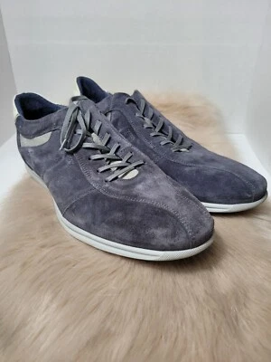 Bacco Bucci Men's Shoes Size 12 Gray Suede  Lace Up Sneaker Rubber Sole - Image 1 of 4