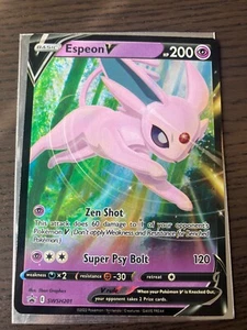 Espeon V SWSH201 SWSH: Sword & Shield Promo Cards Holo - Picture 1 of 2