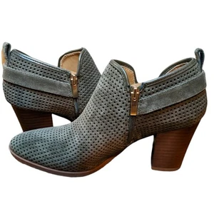 Women's Short Ankle Boots Booties Shoes Nordstrom Franco Sarto Work Business 9.5 - Picture 1 of 12