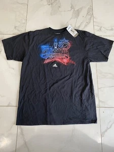 NWT Adidas NBA Houston All Star 2013 Team Lebron vs Kobe Shirt Size XL Galaxy - Picture 1 of 5