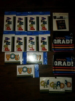 Hallmark Graduation Lot Invitations,  Thank You Notes And More - Image 1 of 4
