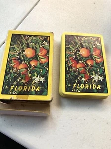 VINTAGE Single Deck Tourist Florida 52 Cards No Jokers Used - Picture 1 of 4