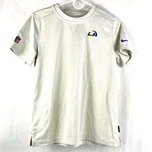 Los Angeles Rams Nike NFL On Field Apparel Dri-Fit Beige Shirt Short Sleeve Med