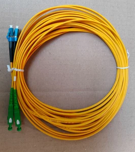 24 DX SM LCU SCA LC SC Stecker Glasfaser Lichtwellenleiter Patchkabel 10m Dubble - Picture 1 of 2