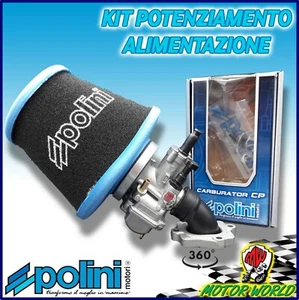 Carburetor Upgrade Kit + Manifold + Polini Filter Malaguti F15 Firefox - Picture 1 of 1