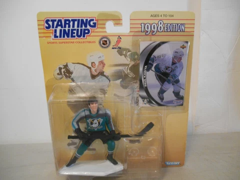 1998 Starting Line Up NHL Anaheim Ducks Paul Kariya Figure New Sealed Cover