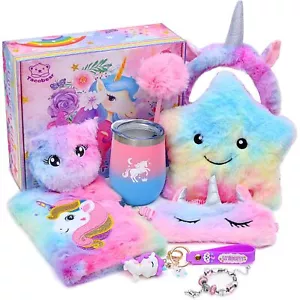 Unicorns Gifts for Girls Kids Toys 6 7 8 9 10 Years Old with Star Light Up Pi... - Picture 1 of 7