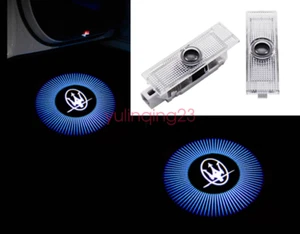 2pcs HD Courtesy Laser Ghost Shadow Projector Door Ambient Light For Maserati - Picture 1 of 10