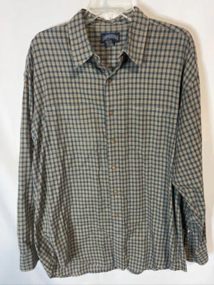CAMBRIDGE Classics button down Shirt Men's Size L Green - Image 1 of 4