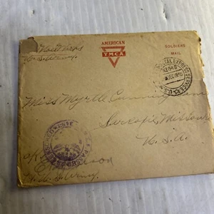 WW1 Letter Home to Sarcoxie MO Missouri World War One 1918-1919 Soldiers Mail - Picture 1 of 12