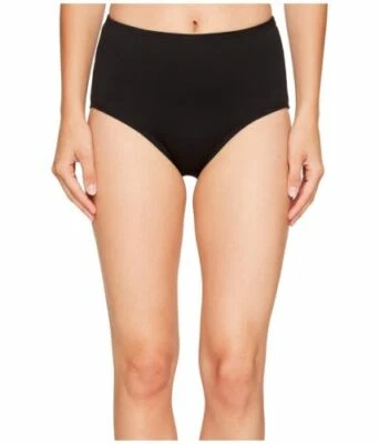 TYR Solid High Rise Women's Bikini Bottom sz 12 Black - Image 1 of 4