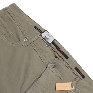 Alberto Neu mit Etikett 5 Taschen Jeansschnitt Hose Größe 36 US Pfeife in hellgrün Baumwollmischung - Bild 1 von 17