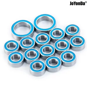 15pz Kit Cuscinetti Sigillati Gomma Blu per Auto RC 1/10 ECX 2wd Amp MT, Amp DB - Foto 1 di 4