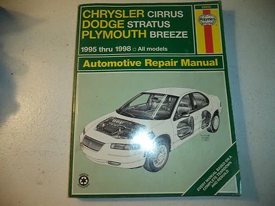 1995-98 CIRRUS STRATUS BREEZE HAYNES REPAIR MANUAL CHRYSLER DODGE PLYMOUTH - Image 1 of 2