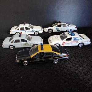 LOT OF 5 ROAD CHAMPS POLICE & STATE PATROL CARS - Picture 1 of 6