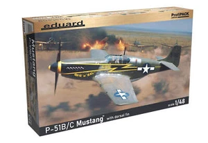 Eduard 1/48 Eduard P-51B/C Mustang w/ Dorsal Fin Plastic Model Kit - Picture 1 of 1