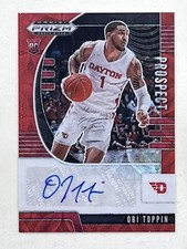 Obi Toppin 2020-21 Panini Prizm Draft Picks Choice Red Auto /88 #PA-OT Flyers