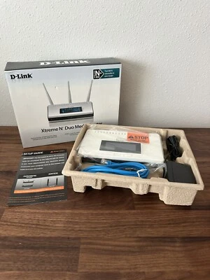 D-Link DIR-855 Xtreme N Duo Media Router Gaming HD Video, 2 WiFi- 1 Router Oled - Image 1 of 4