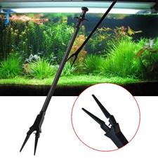 47F9 50CM Aquarium Tongs Clamp Clip Fish Tank Cleaning Tool Plants
