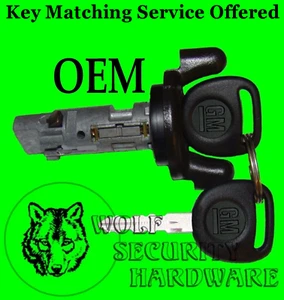 Trailblazer Envoy 03-09 OEM llave de encendido interruptor cerradura cilindro 2 llaves 707758 - Imagen 1 de 2