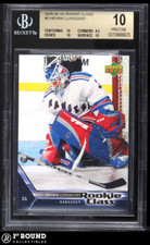 Henrik Lundqvist BGS 10: 2005-06 UD Rookie Class Card Pristine POP 3