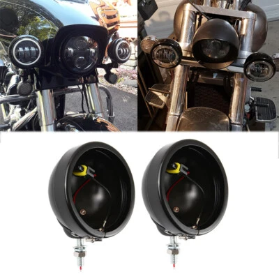 Cubo de carcasa de luz de paso de 4,5" para Yamaha Royal Star Venture VStar 1100 650 Foto 1 de 4