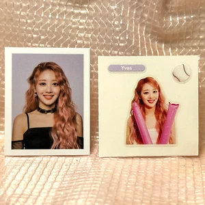 Yves Official ID Card & Seal Sticker Set Loona 2023 Season's Greeting Kpop - Picture 1 of 2