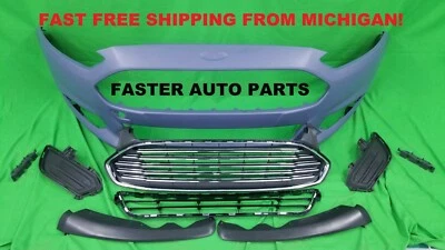 13-16 Ford Fusion Parachoques Delantero Cubierta COMPLETA CON PARRILLAS Y CUBIERTAS S, SE SEL Foto 1 de 4