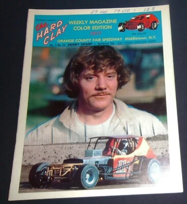 1977 Orange County Fair Speedway Dirt Modified Program Henry Sharp - Image 1 of 4