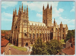 Picture Card Canterbury Cathedral Southwest View Vintage 8X6 - Picture 1 of 3