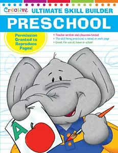 NEW 320pg Ultimate Skill Builder - Preschool - Workbook Educational Learning - Picture 1 of 2