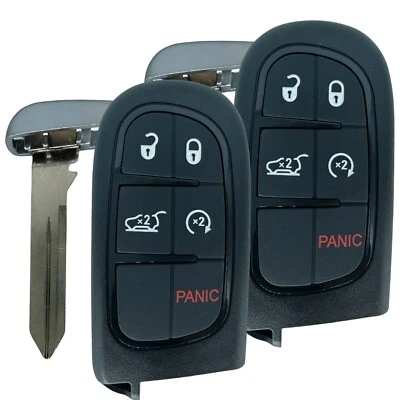 2 para 2014 2015 2016 2017 2018 2019 ~ Jeep Cherokee mando a distancia sin llave llavero inteligente Foto 1 de 4