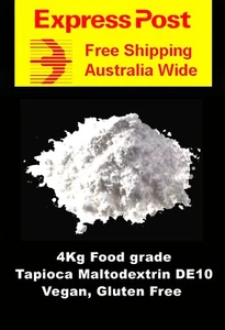 4kg of  Tapioca Maltodextrin  DE 10 – Vegan , Gluten Free - Picture 1 of 1