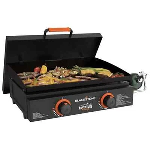 Blackstone Adventure Ready 2-Burner 22 Propane Griddle with Hard Cover in Black - Picture 1 of 1