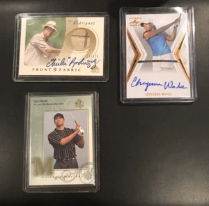 Lot Of Tiger Woods, Chi Chi Rodriguez And Cheyenne Woods Golf Cards. Excellent - Picture 1 of 2