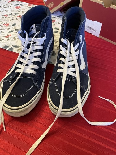 VANS Furgoni alti blu taglia 8 uomo