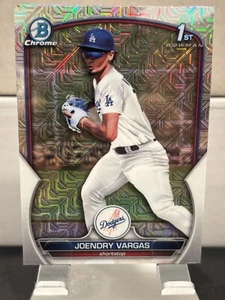 2023 Bowman Chrome Joendry Vargas RC Dodgers #BCP-218 Mojo Refractor - Bild 1 von 2