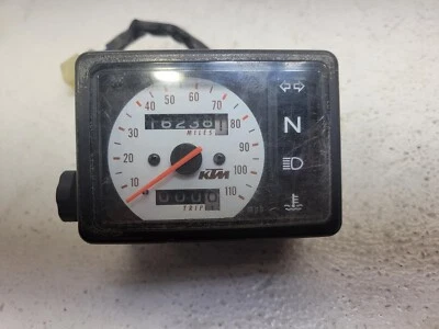 2002 KTM 640 LC-4 Adventure Speedometer Cluster Gauge 16k miles *Scratches* - Image 1 of 4