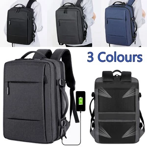 Travel Backpack Carry On Large Capacity Backpack Laptop Bag +USB Charging Port - Picture 1 of 36