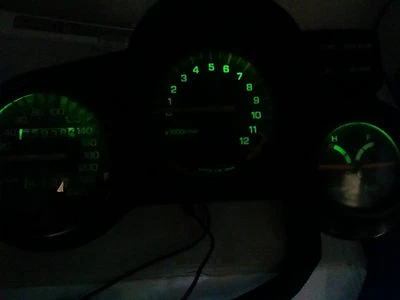 led clock upgrade kit lightenUPgrade GREEN YAMAHA FZ750 1985 - 1991 - Image 1 of 4