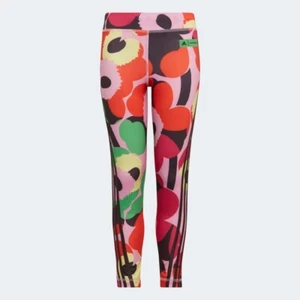 Adidas MARIMEKKO BELIEVE THIS LEGGING Tight gym Pant GIRLS JUNIOR sz M/UK 11-12Y - Picture 1 of 10