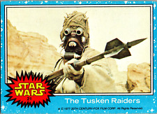Vintage STAR WARS Trading Cards 1977  Blue Series #21 Tusken Raiders
