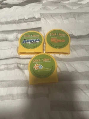 Leapfrog Click Start My First Computer Software Game Cartridges Lot Of 3 - Image 1 of 4