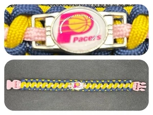 Indiana Pacers (Pink) Inspired Paracord/Survival Bracelet - Picture 1 of 1