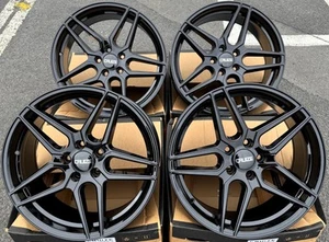 Alloy Wheels 18" Castor For Jaguar E F I Pace F S X Type XE XF XJ XK 5x108 Black - Picture 1 of 4