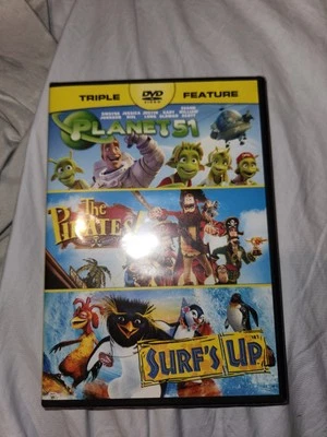Pirates! Band of Misfits / Planet 51 / Surf's up DVD Brand New Sealed - Image 1 of 2