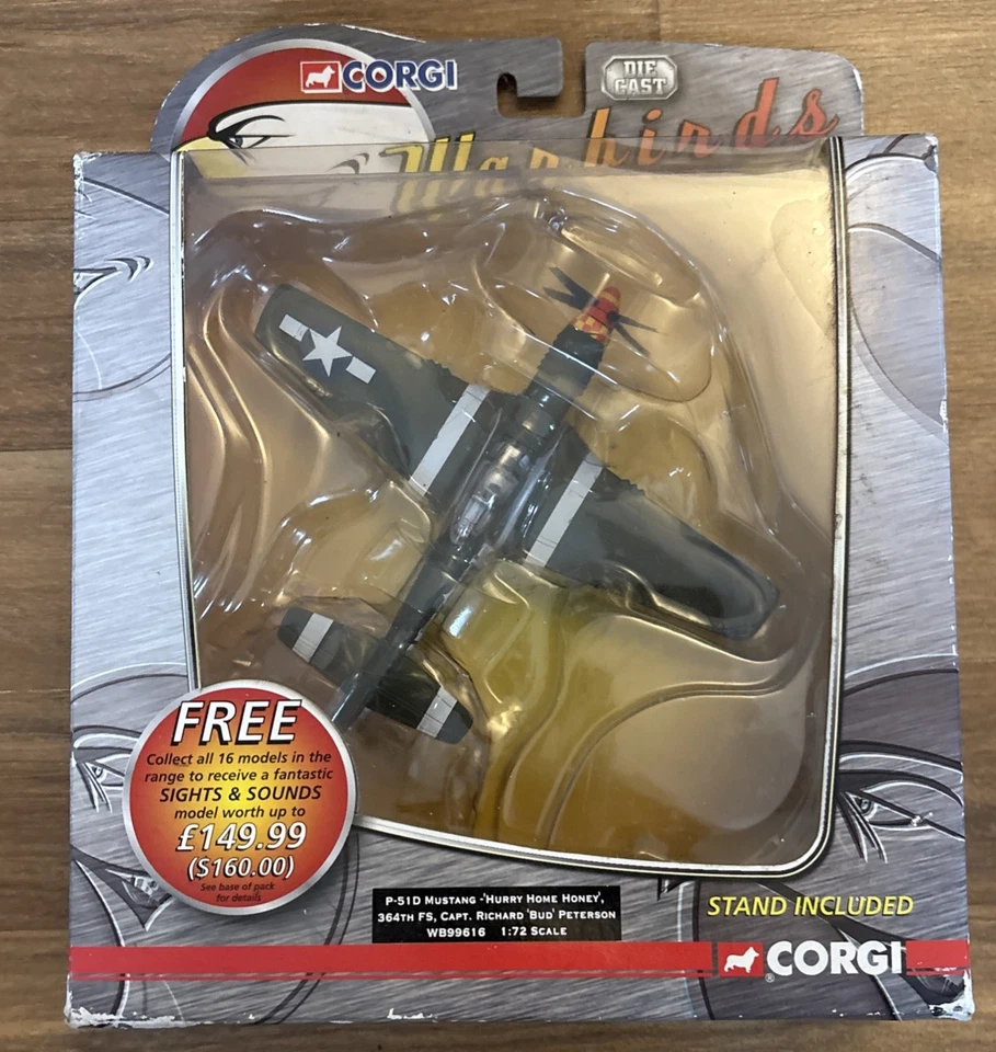 Corgi Aviation Warbirds WB 99619 P-51D Mustang ‘Hurry Home Honey’ 364th FS - Image 1 of 4